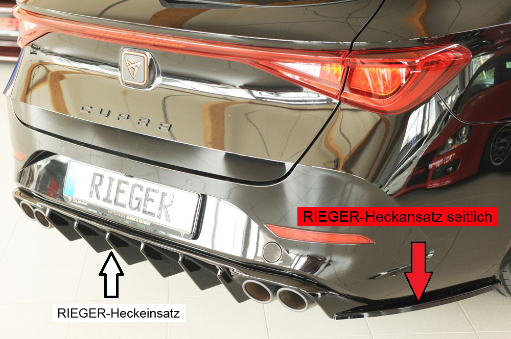 Esquina trasera lateral del faldón trasero Rieger, derecho 4 ≫ Tuning【 Rieger Oficial ®】 Esquina trasera lateral del faldón trasero Rieger, derecho - Imagen 4